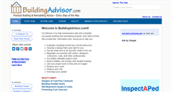 Desktop Screenshot of buildingadvisor.com